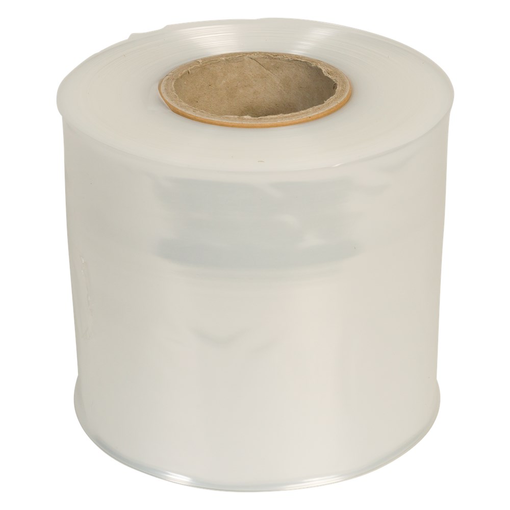 Tubular film for temporary rainwater drainage