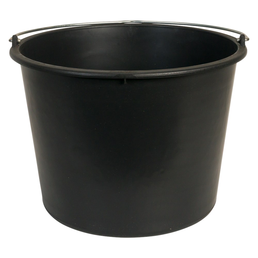 Original bucket with knob handle and liter scale